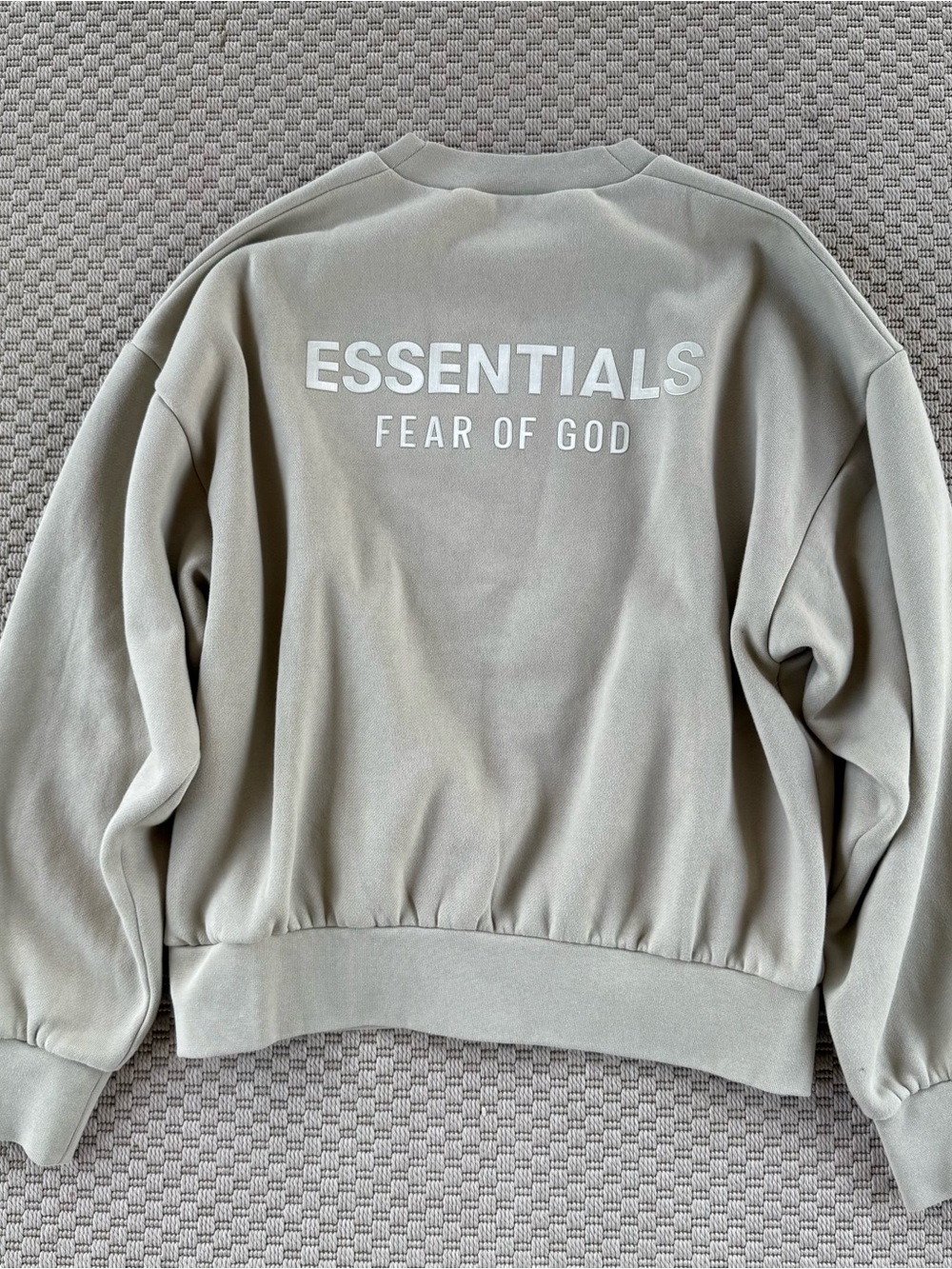 Fear of God essentials mens classic fit fleece crewneck sweater